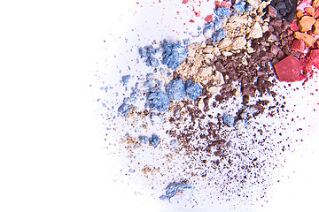 Image showing crushed eyeshadow