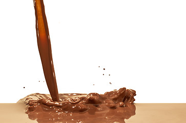 Image showing chocolate splash