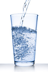 Image showing pouring water into glass