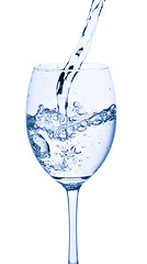 Image showing pouring water into glass