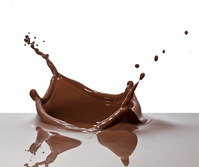 Image showing chocolate splash