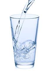 Image showing pouring water into glass