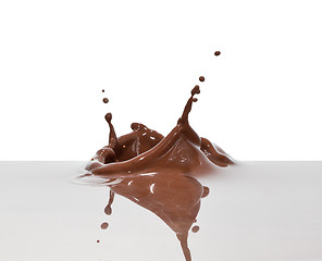 Image showing chocolate splash