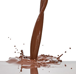 Image showing chocolate splash