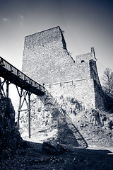 Image showing castle ruins of Cornstejn