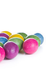 Image showing easter eggs isolated