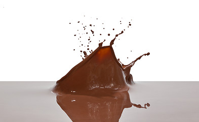 Image showing chocolate splash