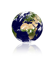 Image showing Earth planet, isolated