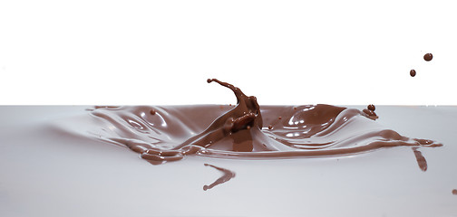 Image showing chocolate splash