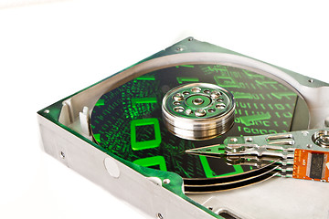 Image showing hard drive internals