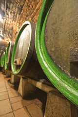 Image showing wine barrels