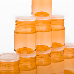 Image showing cosmetic glass containers