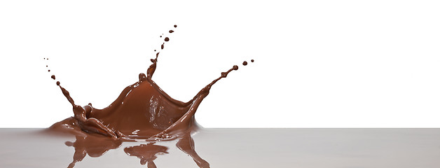 Image showing chocolate splash