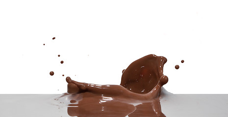 Image showing chocolate splash