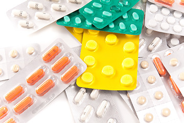 Image showing packs of pills