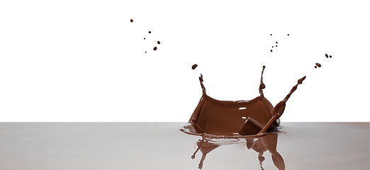 Image showing chocolate splash