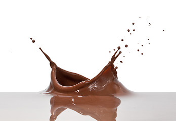 Image showing chocolate splash