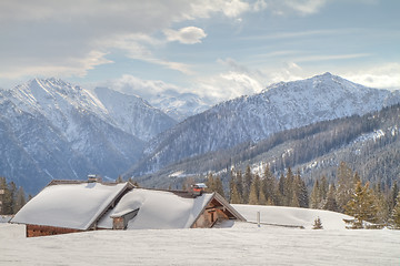 Image showing mountain cabin
