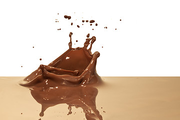 Image showing chocolate splash