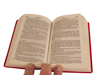 Image showing open bible