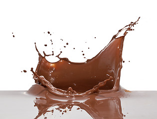 Image showing chocolate splash