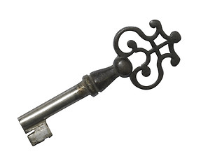 Image showing nostalgic old key