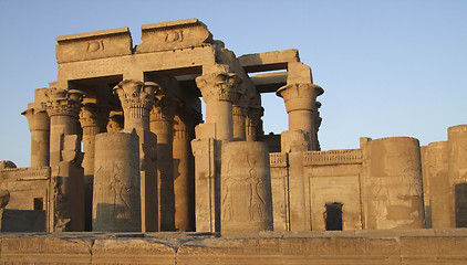 Image showing Kom Ombo temple detail