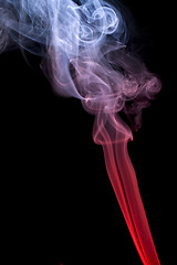 Image showing multicolored smoke