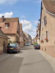 Image showing street scenery in Mittelbergheim