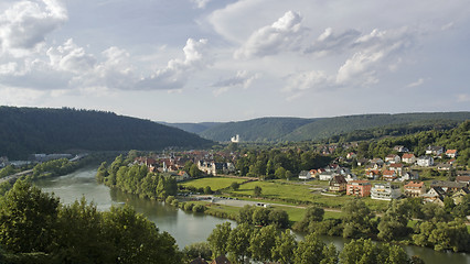 Image showing aerial view around Wertheim
