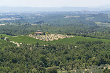 Image showing Chianti in Tuscany