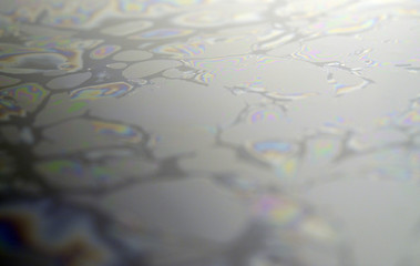 Image showing iridescent oil surface