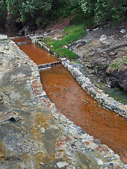 Image showing canalized hot spring