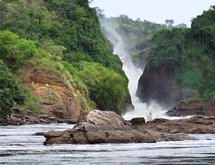 Image showing Murchison Falls in Uganda