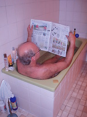 Image showing Relaxing after work