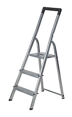 Image showing small metallic ladder