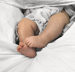 Image showing baby feet