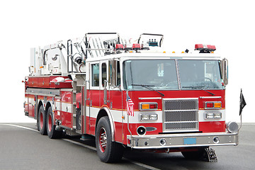 Image showing american fire engine