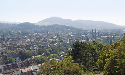 Image showing aerial view of Freiburg im Breisgau