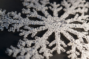 Image showing artificial snowflake