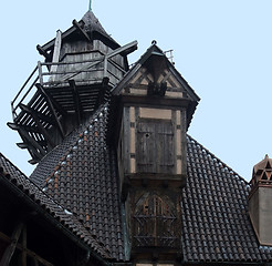 Image showing Haut-Koenigsbourg Castle detail