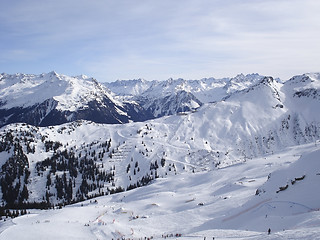 Image showing skiing in Montafon