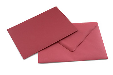 Image showing red letter and envelope