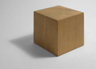 Image showing wooden cube