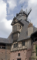 Image showing Haut-Koenigsbourg Castle detail