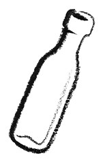 Image showing sketched  bottle