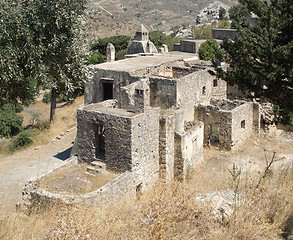 Image showing old cloister at Preveli in Crete