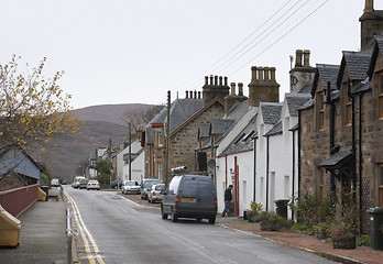 Image showing street and houses in Ullapool