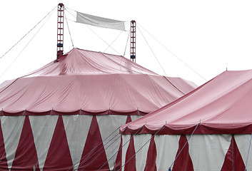 Image showing red and white big top