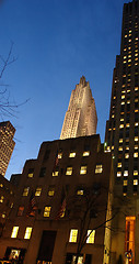 Image showing illuminated New York city view
